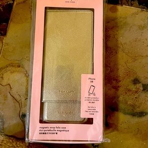 Kate Spade IPhone XR case and folio wallet unopened